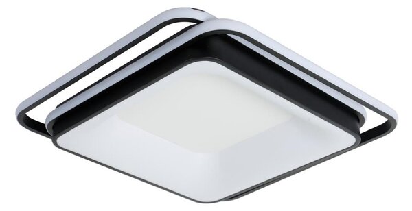 Brilagi - LED stmievateľné stropné svietidlo FLARE LED/102W/230V 50x50 cm čierne + diaľkové ovládanie