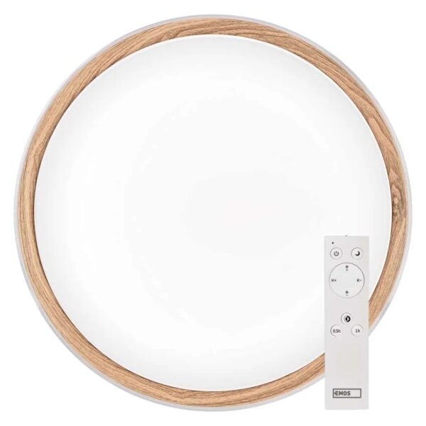 LED stmievateľné stropné svietidlo ILVI LED/45W/230V 2700-6500K pr. 50 cm biela/béžová+DO