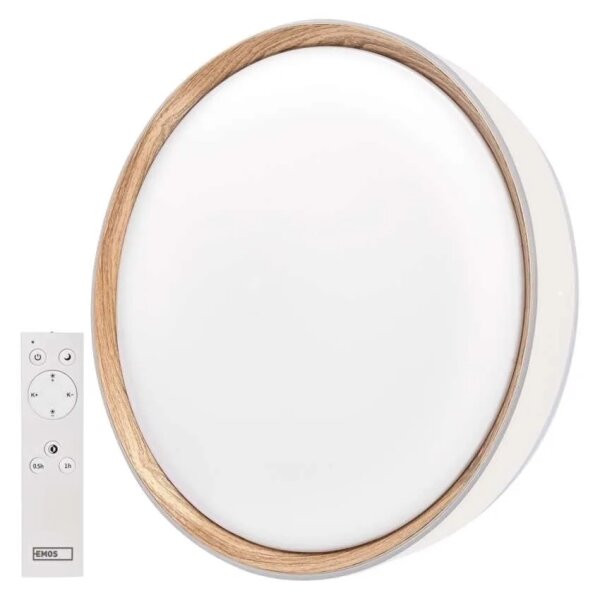 LED stmievateľné stropné svietidlo ILVI LED/45W/230V 2700-6500K pr. 50 cm biela/béžová+DO