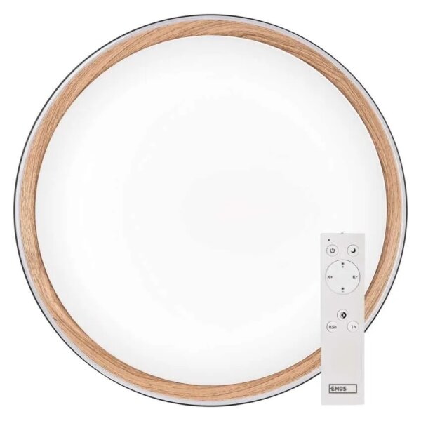 LED stmievateľné stropné svietidlo ILVI LED/30W/230V 2700-6500K pr. 40 cm čierna/bežová+DO