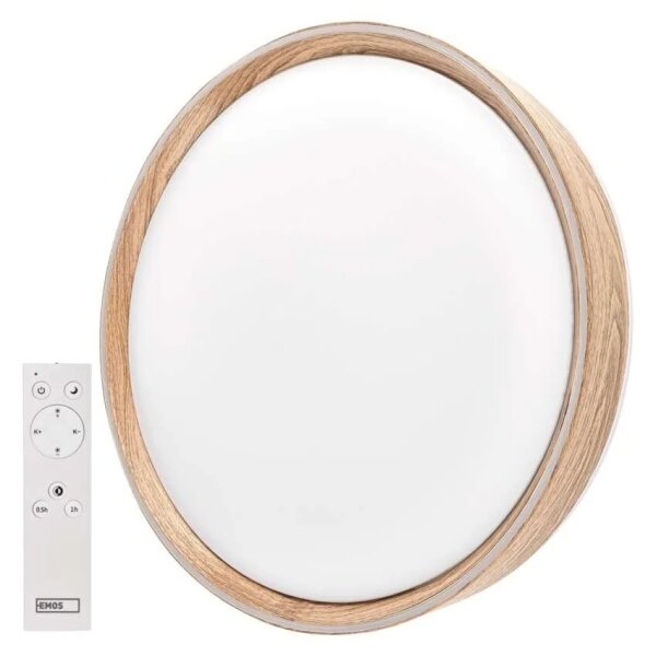LED stmievateľné stropné svietidlo ILVI LED/30W/230V 2700-6500K priemer 40 cm béžová + diaľkové ovládanie