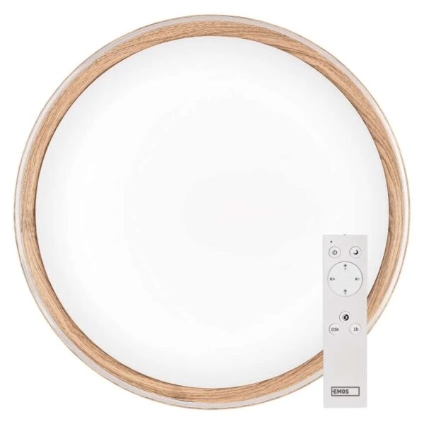 LED stmievateľné stropné svietidlo ILVI LED/30W/230V 2700-6500K priemer 40 cm béžová + diaľkové ovládanie