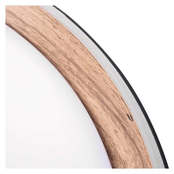 LED stmievateľné stropné svietidlo ILVI LED/45W/230V 2700-6500K pr. 50 cm čierna/béžová+DO