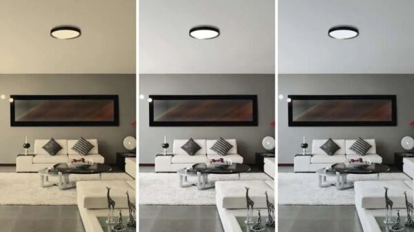 LED stmievateľné stropné svietidlo ILVI LED/30W/230V 2700-6500K pr. 40 cm čierna/mosadz+DO