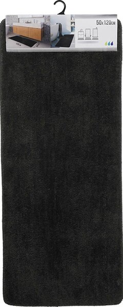 Predložka do kúpeľne Marlet, 50x120 cm, čierna