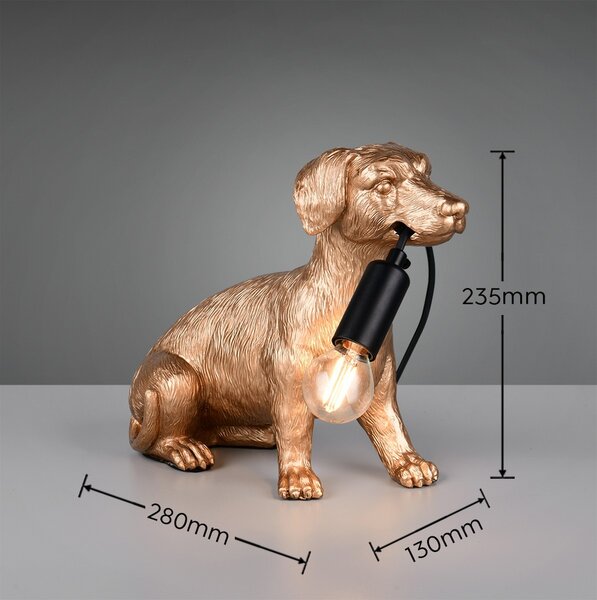 Trio R56601079 stolná lampička RUDI | 10W E14 | vypínač