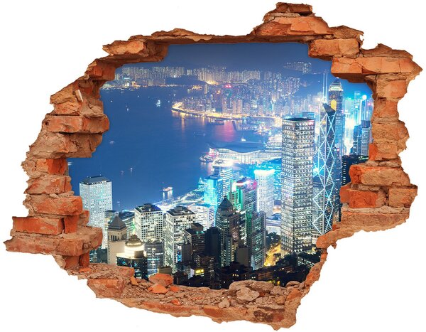 Fototapeta diera na stenu Hong kong v noci nd-c-97604985