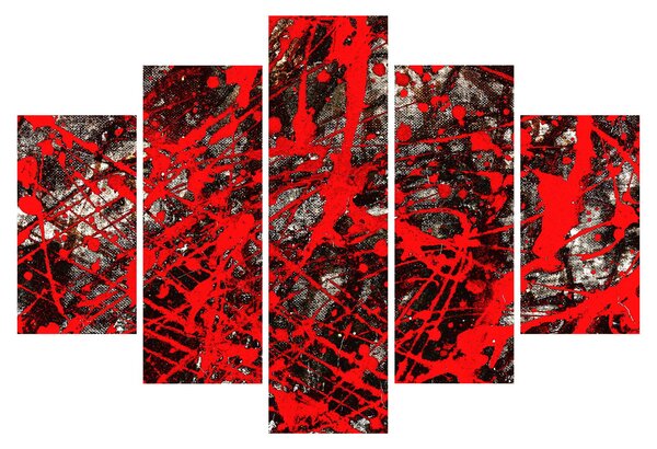 Obraz - Expresívne abstrakcie (150x105 cm)