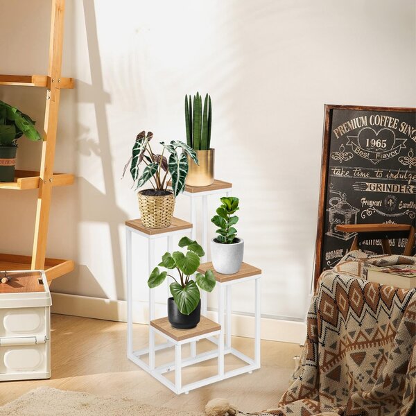 Biely stojan na kvety Mogren Craft