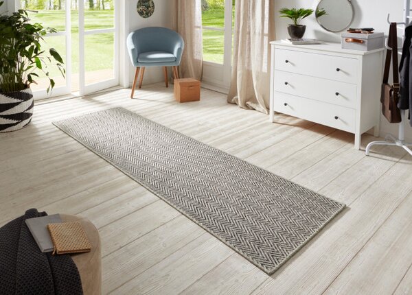 Koberec / Behúň Hanse Home Nature 500 sivý / antracitový