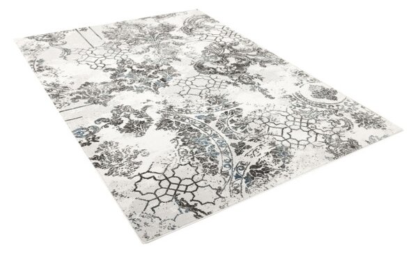 Koberec Argent 14721 U11 ornament modrý / krémový / sivý