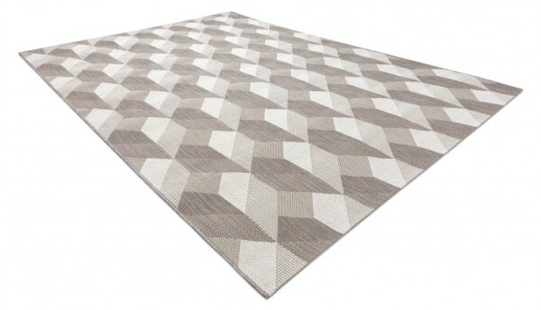 Koberec Floorlux sizal flat 48624/686 3D kocky