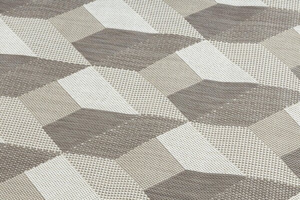 Koberec Floorlux sizal flat 48624/686 3D kocky