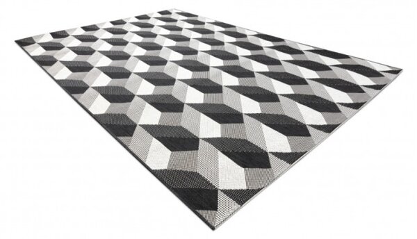 Koberec Floorlux sizal flat 48624/690 3D kocky