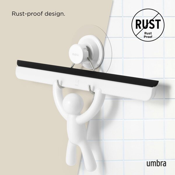 Biela stierka s držiakom 26 cm Buddy – Umbra