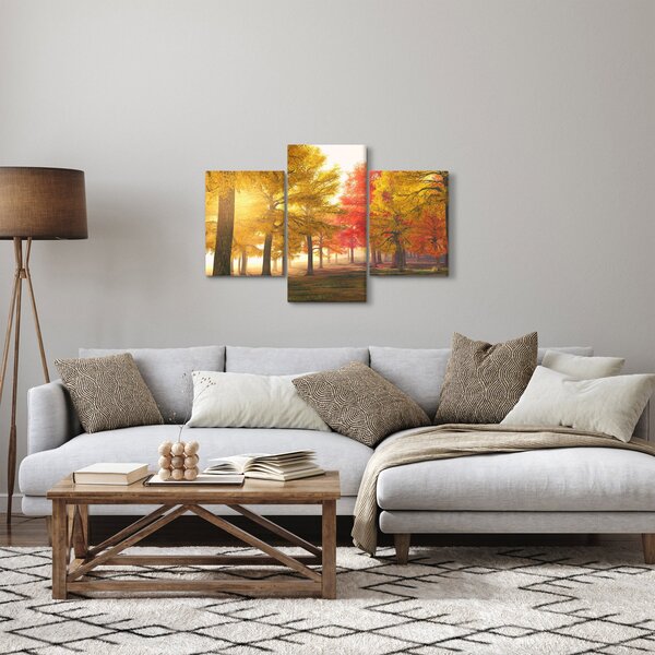 Obraz jesenných stromov (90x60 cm)