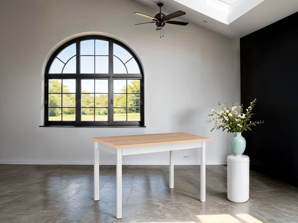 Jedálenský stôl Mixi 2 110x60 - sonoma / biela