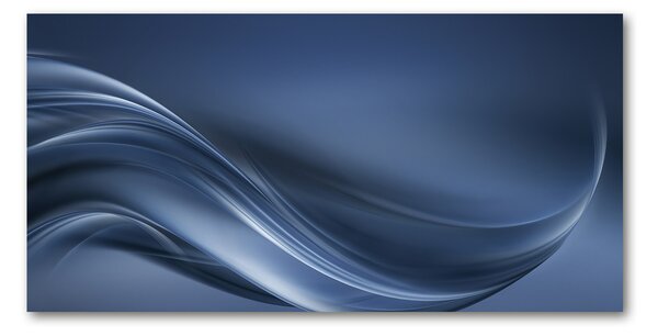 Foto obraz sklo tvrzené šedá vlna