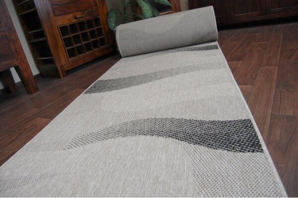 Behúň FLOORLUX SIZAL 20212 strieborno/čierny