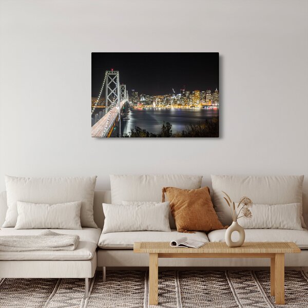 Obraz Brooklynského mostu a New Yorku (90x60 cm)