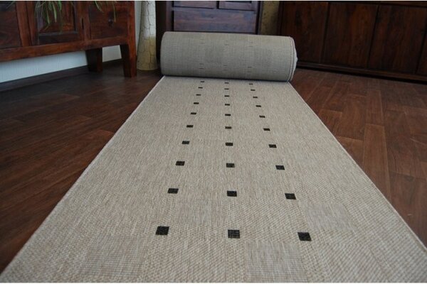 Behúň FLOORLUX SIZAL 20079 strieborno/čierny