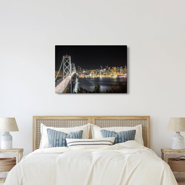 Obraz Brooklynského mostu a New Yorku (90x60 cm)