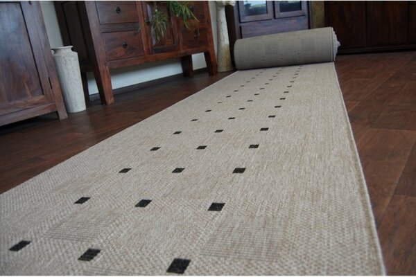 Behúň FLOORLUX SIZAL 20079 strieborno/čierny