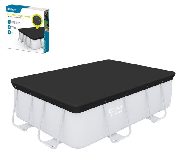 Ochranná plachta Bestway na bazén 196x282 cm čierna BES58442