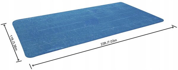 Ochranná plachta Bestway na bazén 336x703 cm modrá BES58228