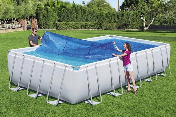 Ochranná plachta Bestway na bazén 336x703 cm modrá BES58228