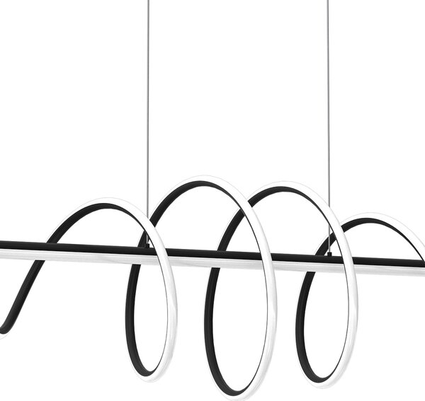 Závesné LED svietidlo Twist, 1x LED 90w, 4000k, b