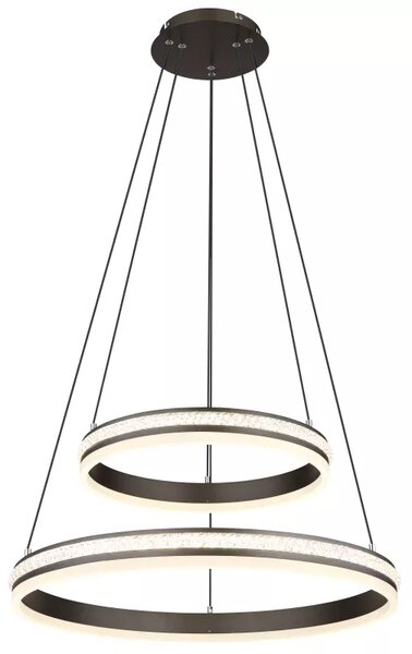 Globo 67314-60H LED závesné stropné svietidlo GROUNI | 60W integrovaný LED zdroj | 3387lm | 2700-6000K