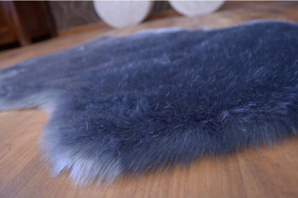 Koberček SKIN 60x90 cm strieborný