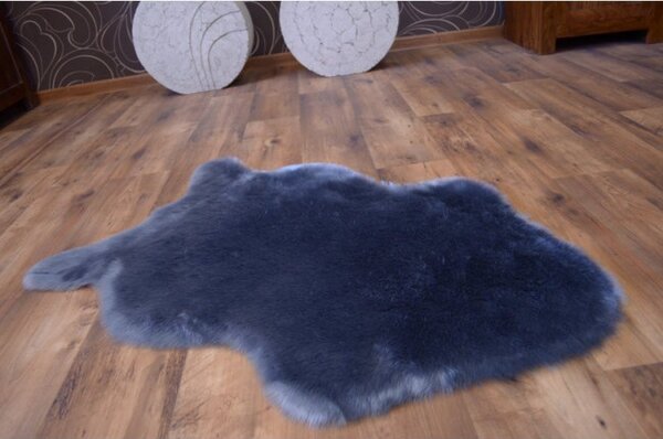 Koberček SKIN 60x90 cm strieborný