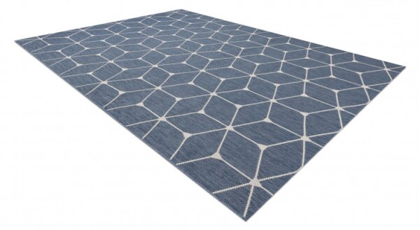 Koberec SIZAL FLAT 48721/591 Kocky 3D nebeský