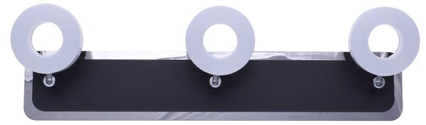 Bodové LED svietidlo Sole, 3x LED 15w, 4000k, ch/b
