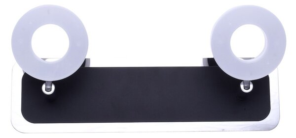 Bodové LED svietidlo Sole, 2x LED 10w, 4000k, ch/b