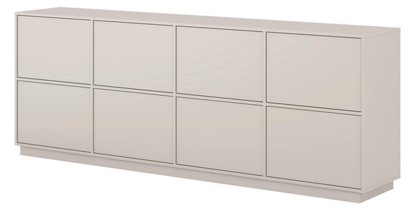 ŠIROKÁ KOMODA, kašmírová, 220,5/82,5/41,5 cm MID.YOU - Online Only drobný nábytok, Online Only