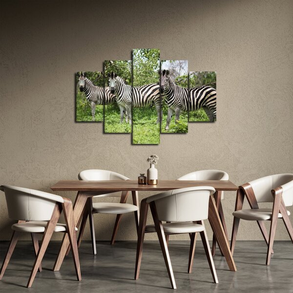Obraz so zebrami (150x105 cm)