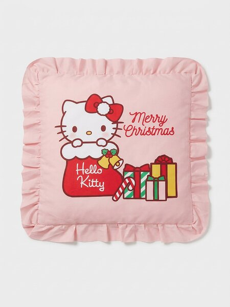 Sinsay - Vianočné dekoratívne obliečky na vankúš s volánom Hello Kitty 2 pack - červená