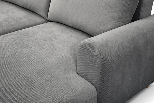 ROHOVÁ SEDAČKA, textil, sivá MID.YOU - Sedačky, Online Only