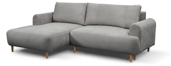 ROHOVÁ SEDAČKA, textil, sivá MID.YOU - Sedačky, Online Only