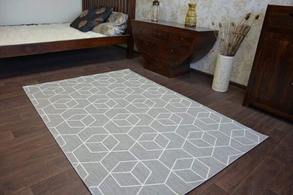 Koberec SIZAL FLAT 48655/637 Kocky 3D