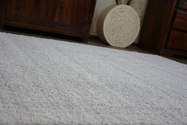 Koberec Micro fiber soft shaggy strieborný