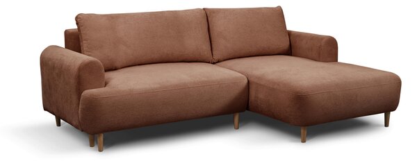ROHOVÁ SEDAČKA, textil, medená MID.YOU - Sedačky, Online Only
