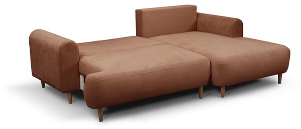 ROHOVÁ SEDAČKA, textil, medená MID.YOU - Sedačky, Online Only