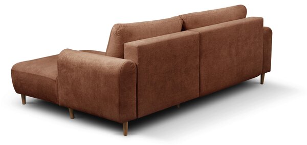 ROHOVÁ SEDAČKA, textil, medená MID.YOU - Sedačky, Online Only