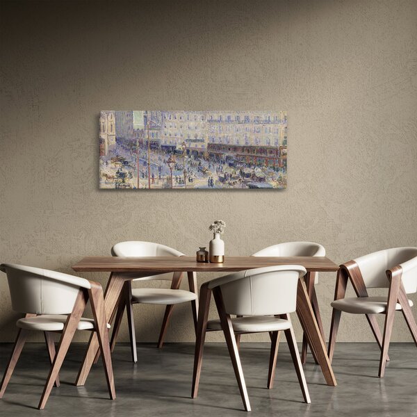 Obraz - Camille Pissarro, The Place du Havre, reprodukcia (120x50 cm)