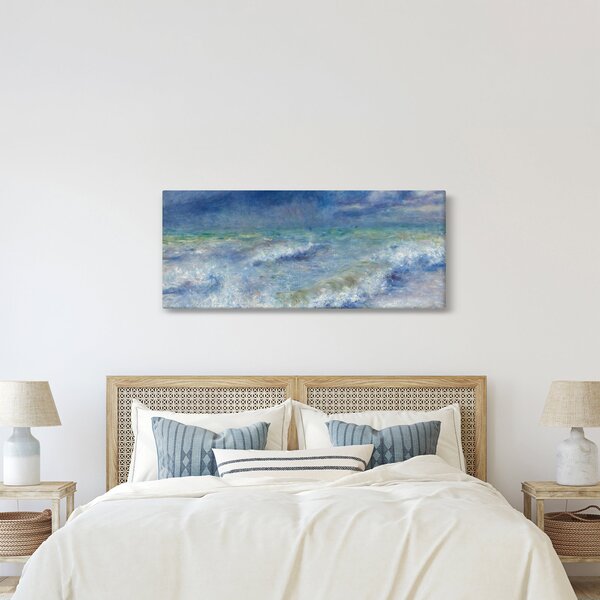 Obraz - Pierre-Auguste Renoir, Seascape, reprodukcia (120x50 cm)