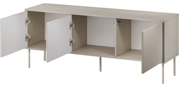 MEBLINE Komoda RTV TIFFANY 150 bežová mat